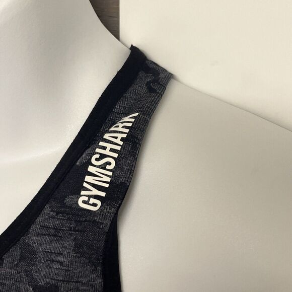 Gymshark Adapt Black Camo Seamless Tank Women’s Razorback- Small - Picture 5 of 11
